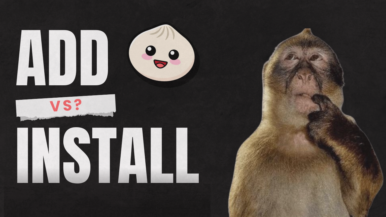 Bun Add vs Bun Install